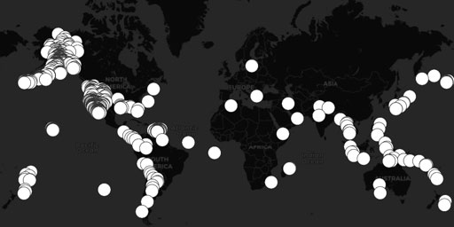 USGS - M1.0+ Earthquakes (Last Week)