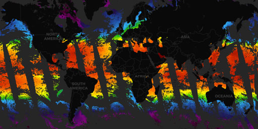 MODIS Terra - Sea Surface Temperature (L3, Night, Mid Infrared, 9km)