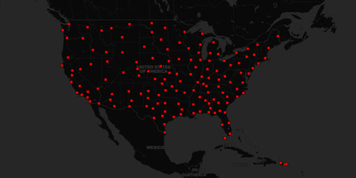 NEXRAD Doppler Radar Stations (Alternative)