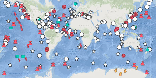 Oceanic Trenches and other Undersea Phenomena