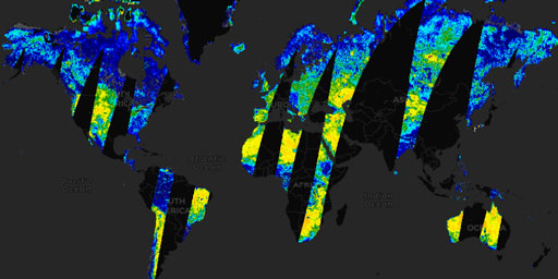 SMAP Radiometer - Soil Moisture 9 km (L2, Passive, Day, Dual Channel Algorithm)