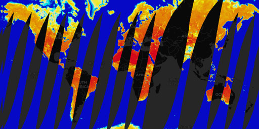 SMAP Radiometer - Uncorrected Brightness Temperature (L1, Passive Enhanced, Fore, V Polarization)