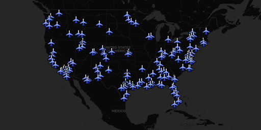 UAV Drones over the USA