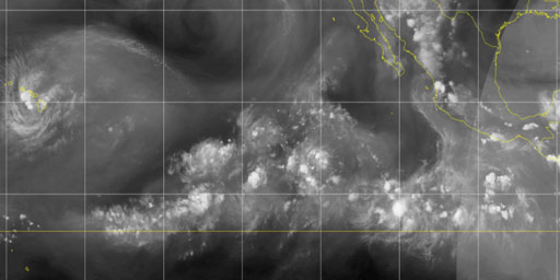 Unenhanced - Water Vapor - Northeast Pacific