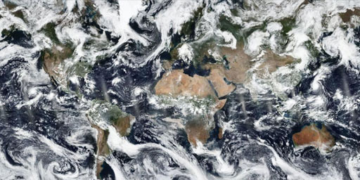 VIIRS Suomi-NPP - Corrected Reflectance (True Color)